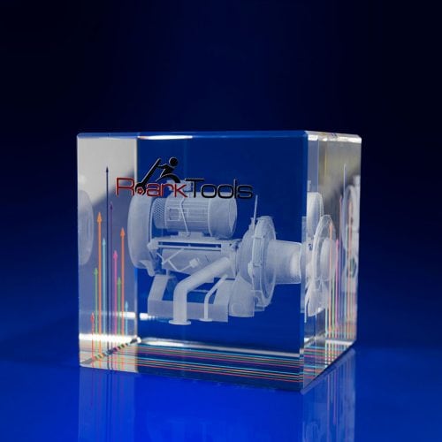 Crystal Cube Award - Rark Tools Print