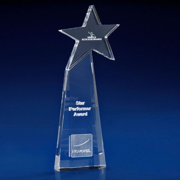 Starburst Paperweights - 3D crystal engraving, Star Awards, Star Paperweights, Employee Recognition Awards, Corporate Recognition Awards, Staff Awards, Crystal Awards
